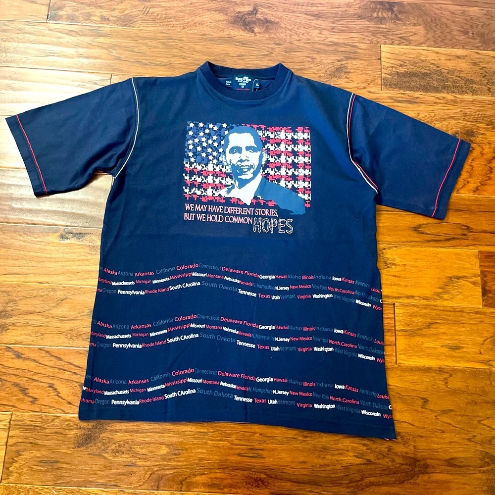 2008 President Obama “Bac 2 Da Roots” Election T-Shirt. NWT!